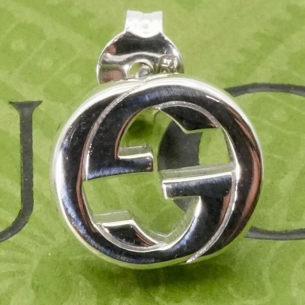 Gucci Interlocking Single Ear Earrings Single 24-… - image 1